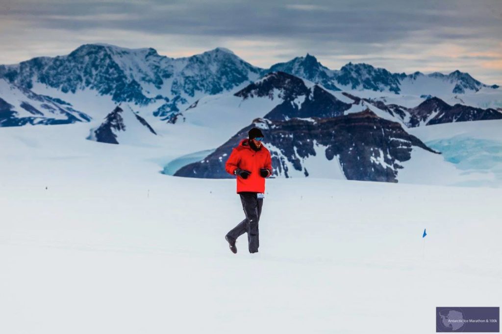 Ice Marathon 100km in Antarctica